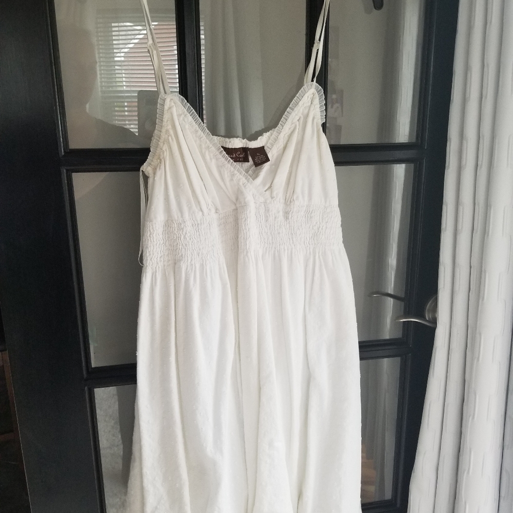 White sun dress